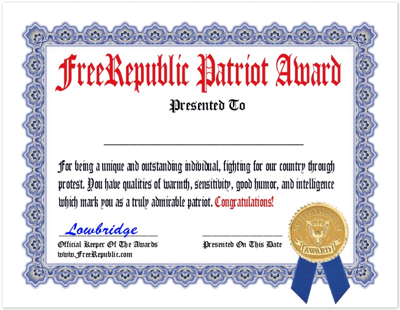 funny award certificates. FR_Patriot_Award_certificate.